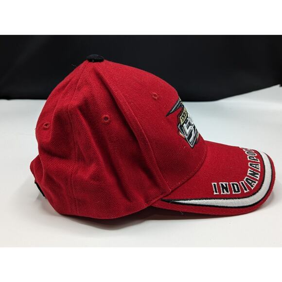 2004 Indianapolis Motor Speedway 500 Embroidered Red Hat Cap Adjustable Strap - Picture 4 of 9